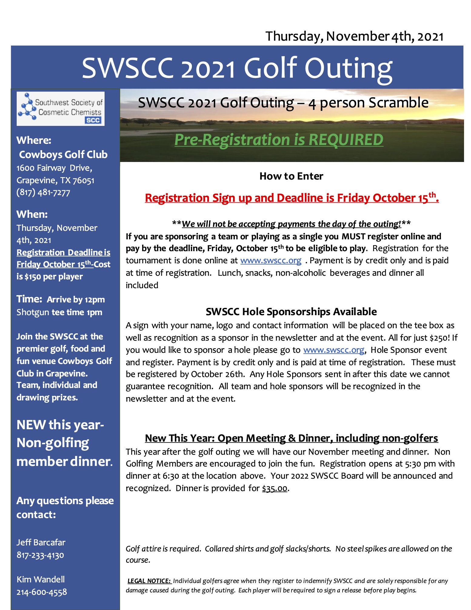 2021 SWSCC Golf Flyer AC