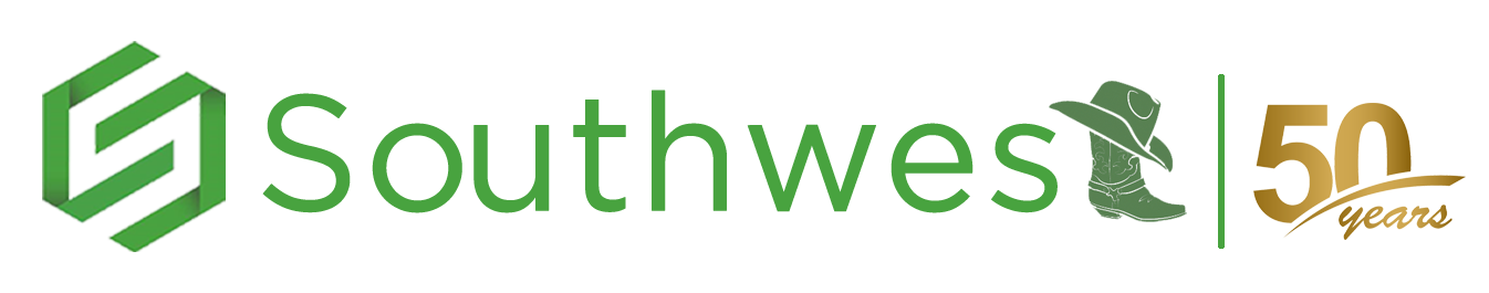 Southwest Official Logo 50th green small